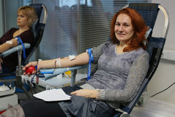 Сотрудница ООО "Газпром центрремонт" — донор крови