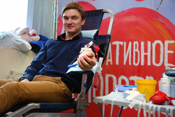 В рамках 14-ой донорской акции  сдано более 200 литров крови для оказания специализированной помощи нуждающимся пациентам в медицинских учреждениях ряда городов России